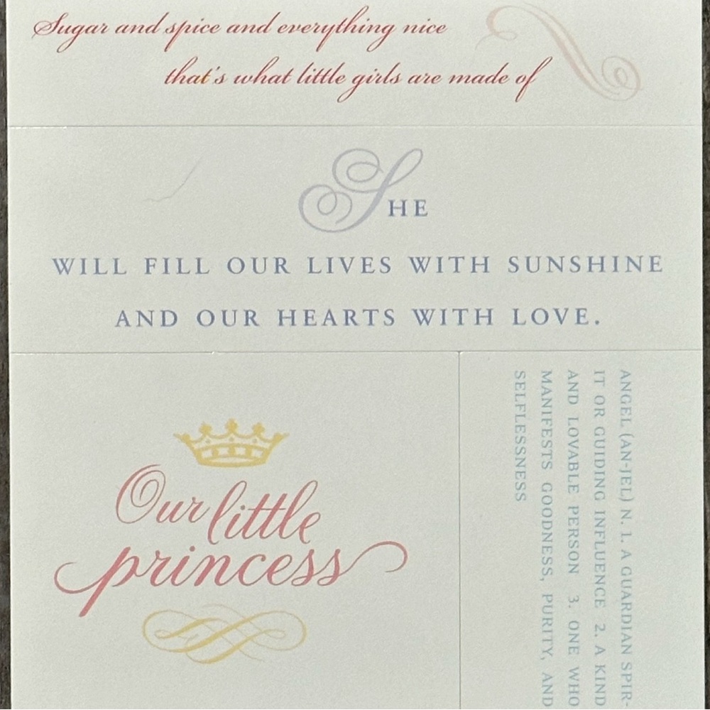 💞 New Little Princess Quotes Scrapbook Craft Stickers